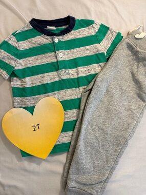 GAP and The Children's Place - 2 piece toddler outfit/set. Size 2